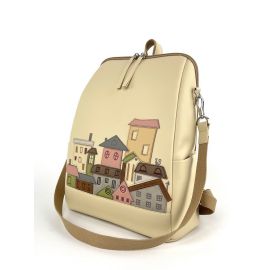 фото рюкзак Alba Soboni 240009 бежевый купить