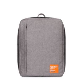 фото дорожный рюкзак POOLPARTY airport-grey купить