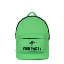 фото рюкзак POOLPARTY backpack-kangaroo-green купить