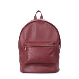 фото рюкзак POOLPARTY backpack-leather-marsala купить