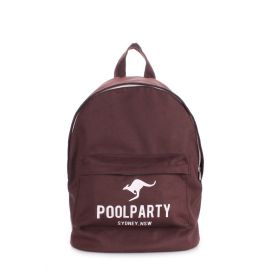 фото рюкзак POOLPARTY backpack-oxford-brown купить