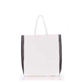 фото сумка POOLPARTY city2-white-black купить