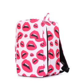 фото рюкзак POOLPARTY hub-lips-white купить 