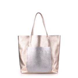 фото сумка POOLPARTY mania-golden-silver купить