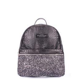 фото рюкзак POOLPARTY mini-bckpck-croco-glitter купить