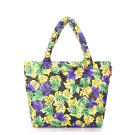 фото сумка POOLPARTY pp4-yellow-violet-leaves купить