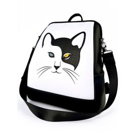 фото рюкзак Alba Soboni U22114 чорно-білий купити