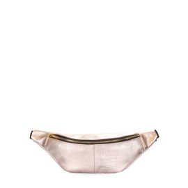 фото сумка на пояс POOLPARTY waistbag-leather-gold