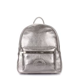 фото рюкзак POOLPARTY xs-bckpck-leather-silver купить